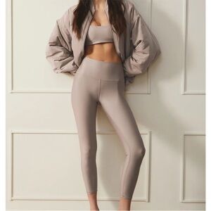 ALO Yoga Tan High-Waisted Leggings